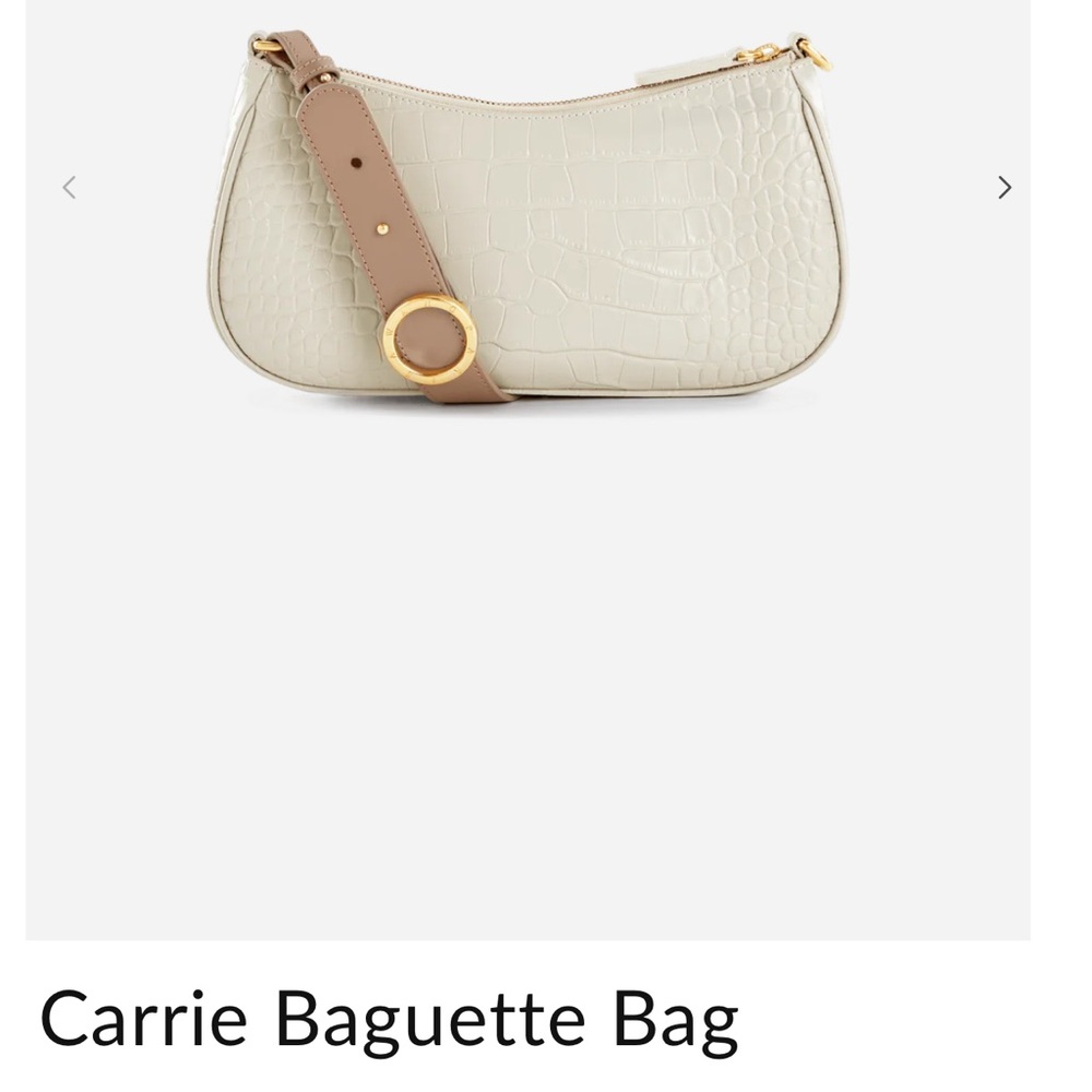 Parisa wang Carrie Baguette Bag Sample sale blush color